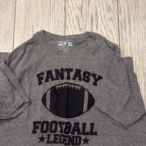 Youth Gray 'Fantasy Football Legend' Graphic Tee
